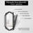 Hexagonal Wall Mirror Black Bathroom Mirror Metal Frame Wall Mounted Vanity Mirror-515112186