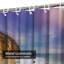 Rideau de douche avec 12 crochets Beach-43244336