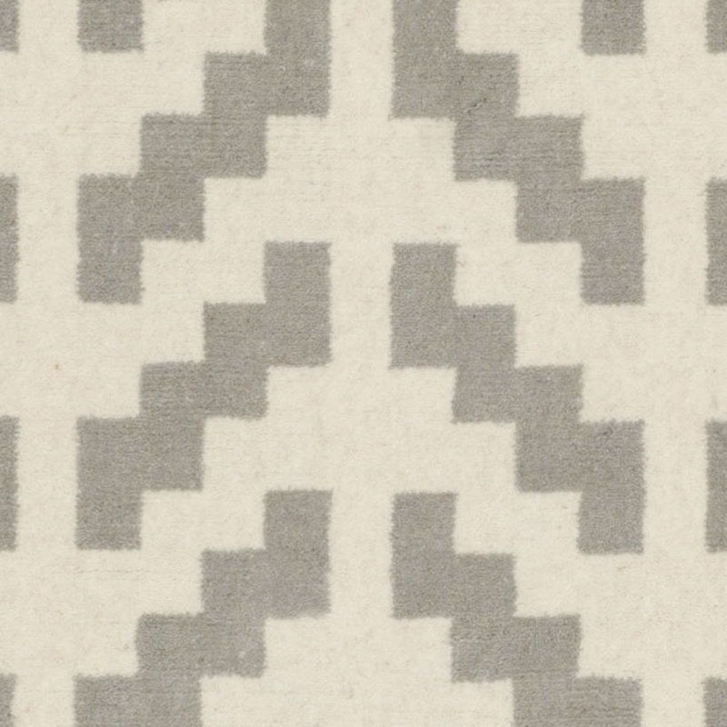 Sanyla Hand Tufted Wool Chevron Rug, Rectangle 8' x 10'