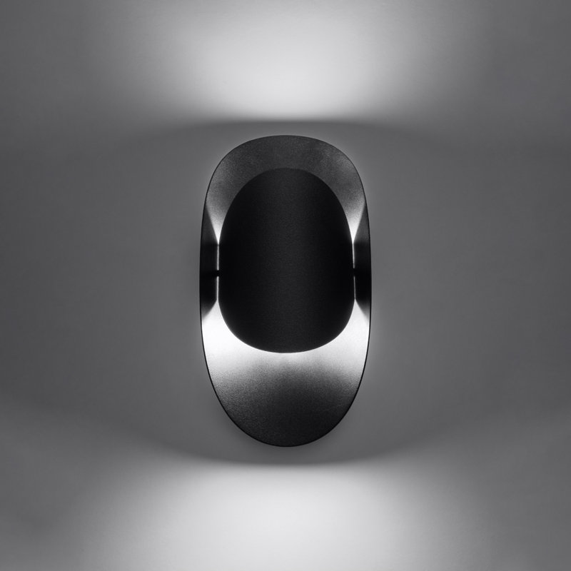 Wall lamp TEAR white, Black
