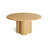 4 Quarter Round Solid Wood Dining Table-90927617-90927618