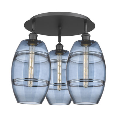 Dundrod Glass Flush Mount