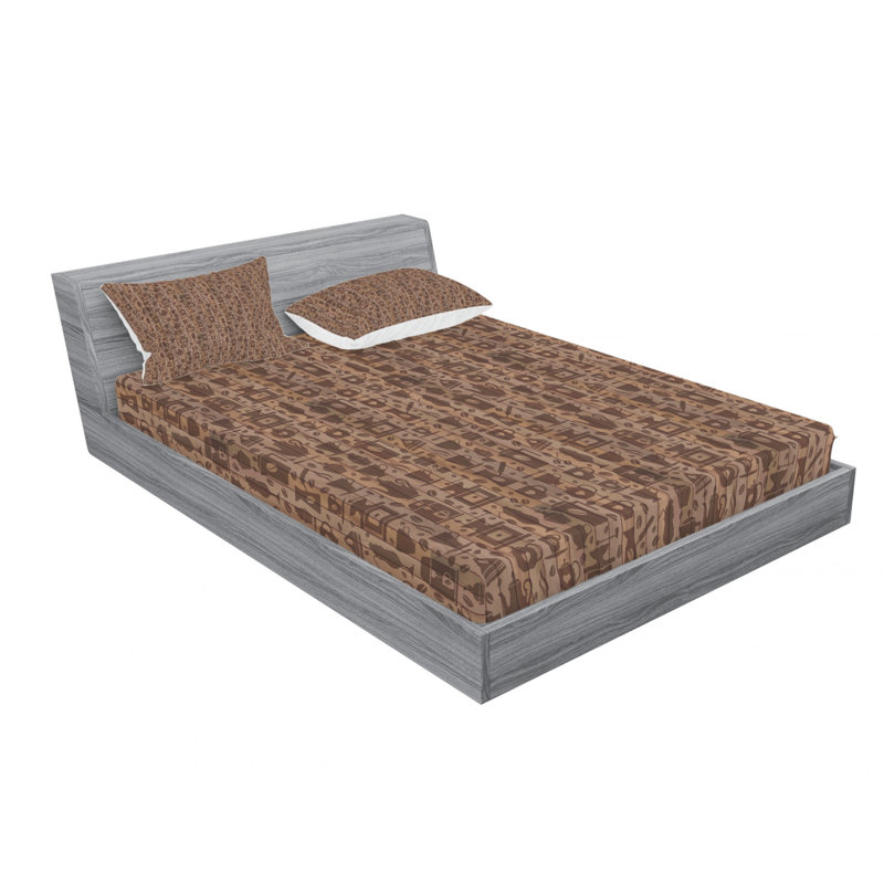 Microfiber Sheet Set, Queen Sheet Set with Fitted Sheet