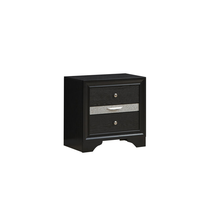 Madrid G02350-N Nightstand, Black