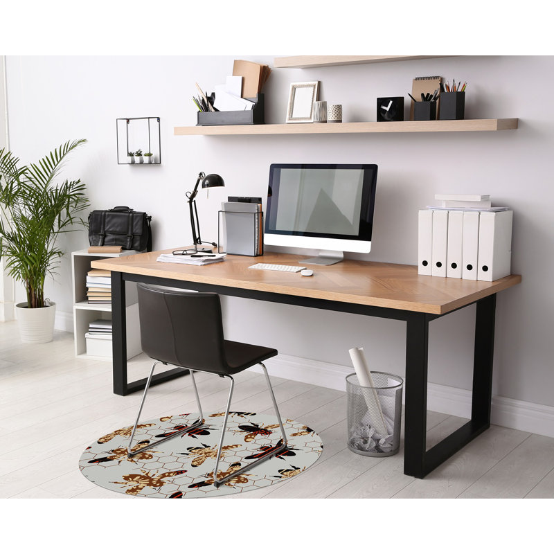 Lillehammer Hard Floor Straight Round Chair Mat