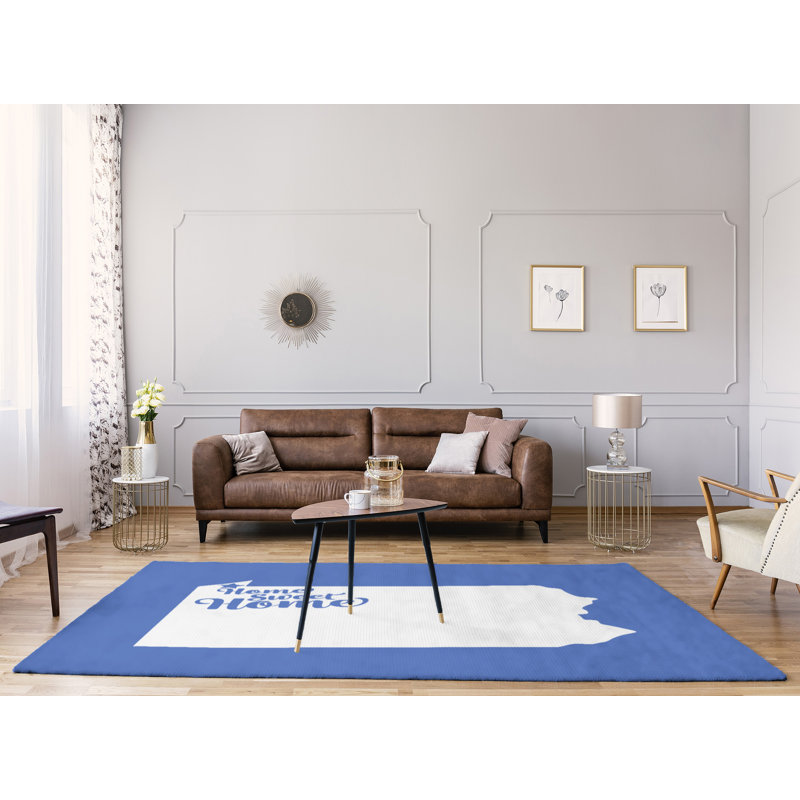 Tapis en poly-chenille erie à la maison, Rectangle 5 pi x 7 pi