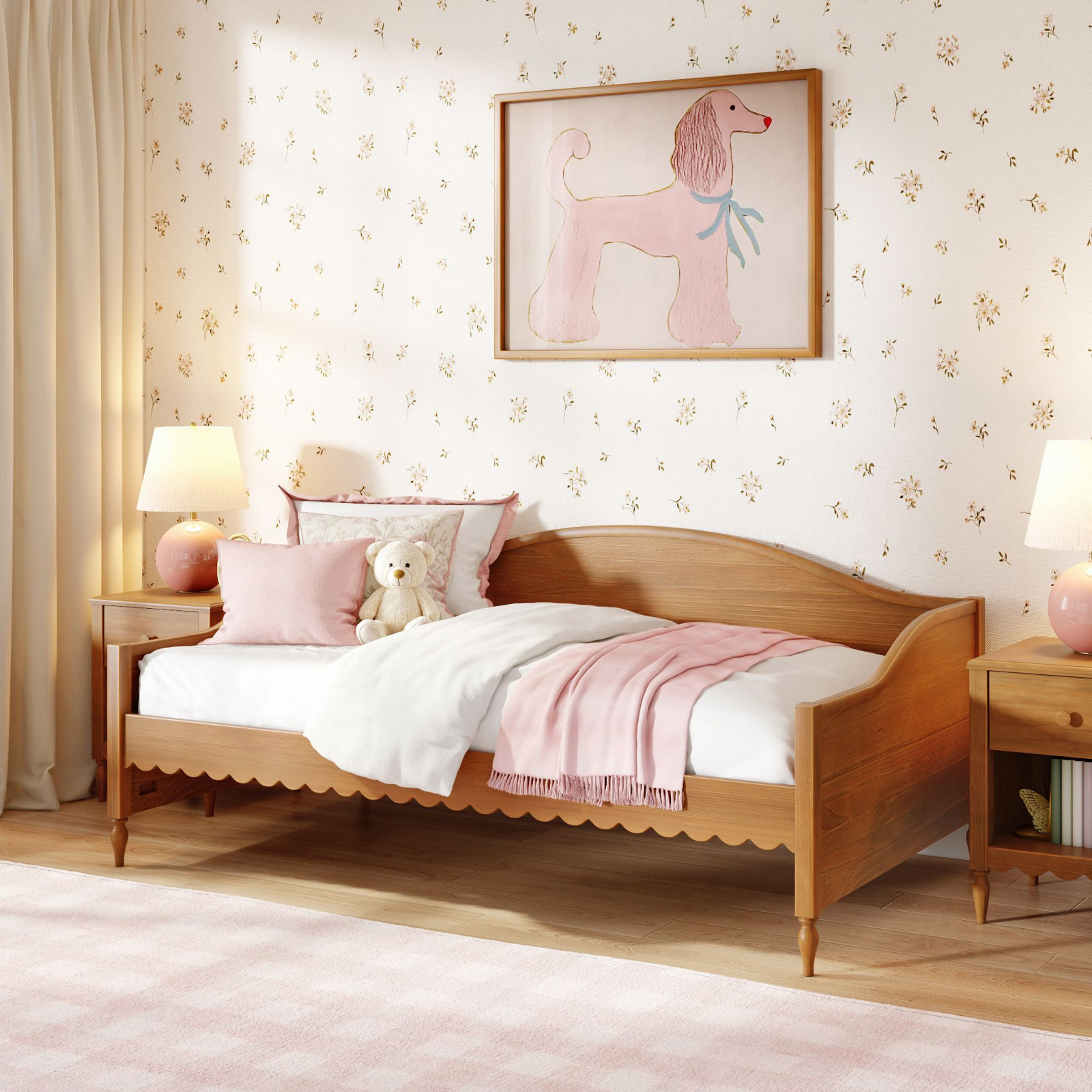 Charlotte Day Bed, Pecan