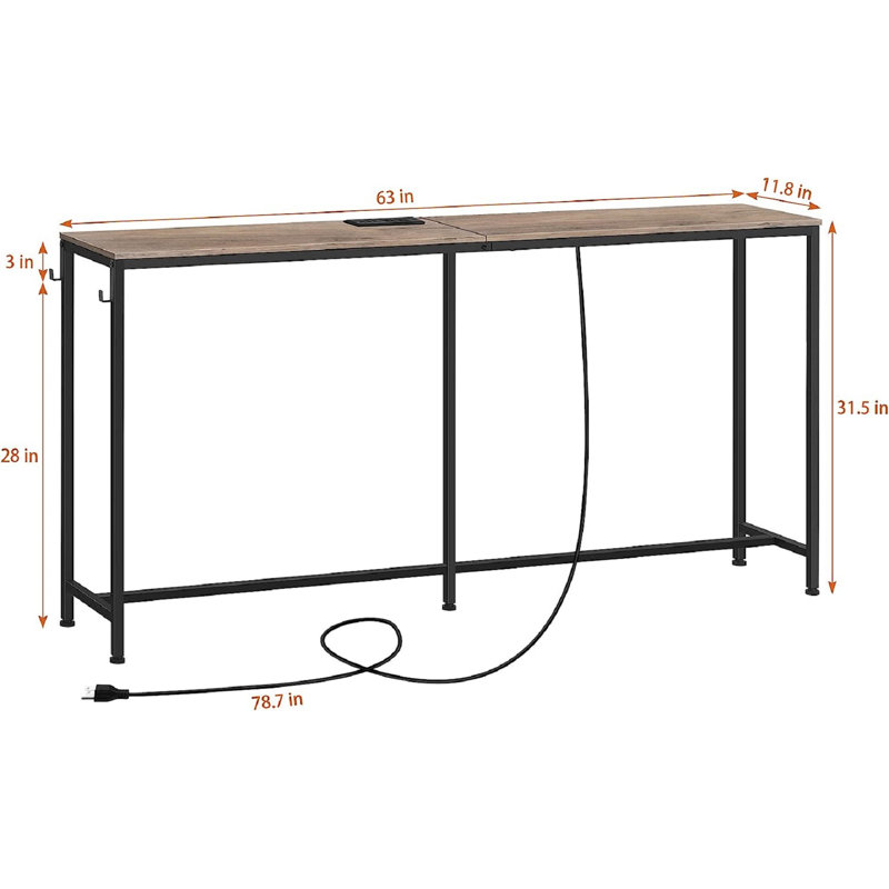 Console 63 po Canasia, Gris