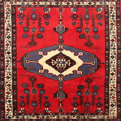 Tapis oriental rouge / beige