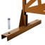Clôture d'intimité 76 po x 48 po - Métal, autoportante pour le jardin. , Brun, rouille et décoloration, extérieur et intérieur-121634233