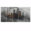 Gris - Fabrication industrielle - ensemble de reproductions d'art mural-2046325270