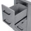 Meuble-lavabo moderne 36 po avec lavabo en céramique, porte à fermeture douce, tablette réglable et 3 tiroirs-122274460