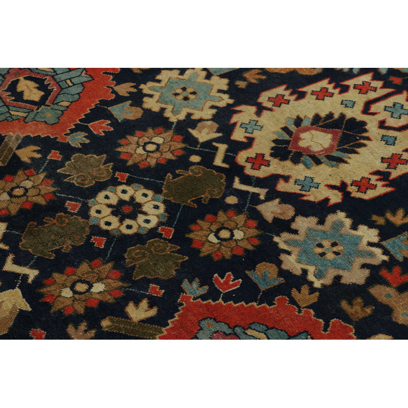 Antique One-of-a-Kind 11'5x12'7 Hand Knotted Area Rug
