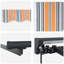 VidaXL Polyester Cover Retractable Patio Awning-130818613-130818609