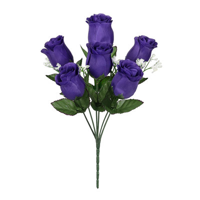 Artificial Rose Bud Flower Bush