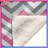 Pink Gray Chevron Blankets-130110928