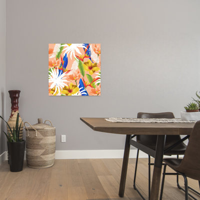 Art contemporain, palmier abstrait, art tropical