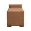 Similicuir brun avec structure stable et design tendance pour divers environnements domestiques