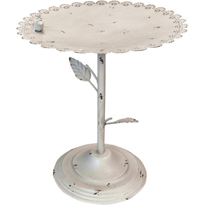 Lemen Metal Single Tier Birdbath