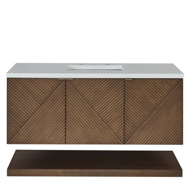 Marcello 48'' Single Bathroom Vanity with Quartz Top