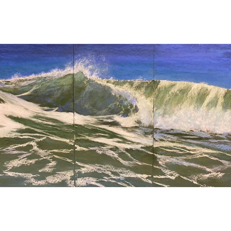 «Three Sheets to the Wind» par Dina Gardner - impression encadrée, Papier avec cadre noir, Blanc, 24" H x 30" W