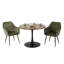 Round Metal Base Dining Table