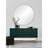 Onalaska Metal Flat Wall Mirror