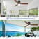52" Nicola 3 - Blade LED Standard Ceiling Fan with Remote Control and  Light Kit Included