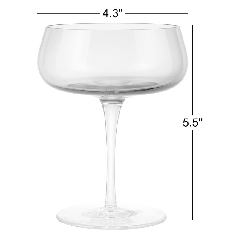 Belo Champagne Saucers Set Of 2, Coffee