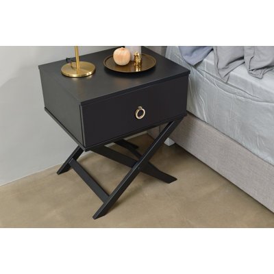 muir 50.2 cm W Bedside Table