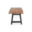Chantey Acacia Solid Wood Top Metal Base Dining Table-16274544