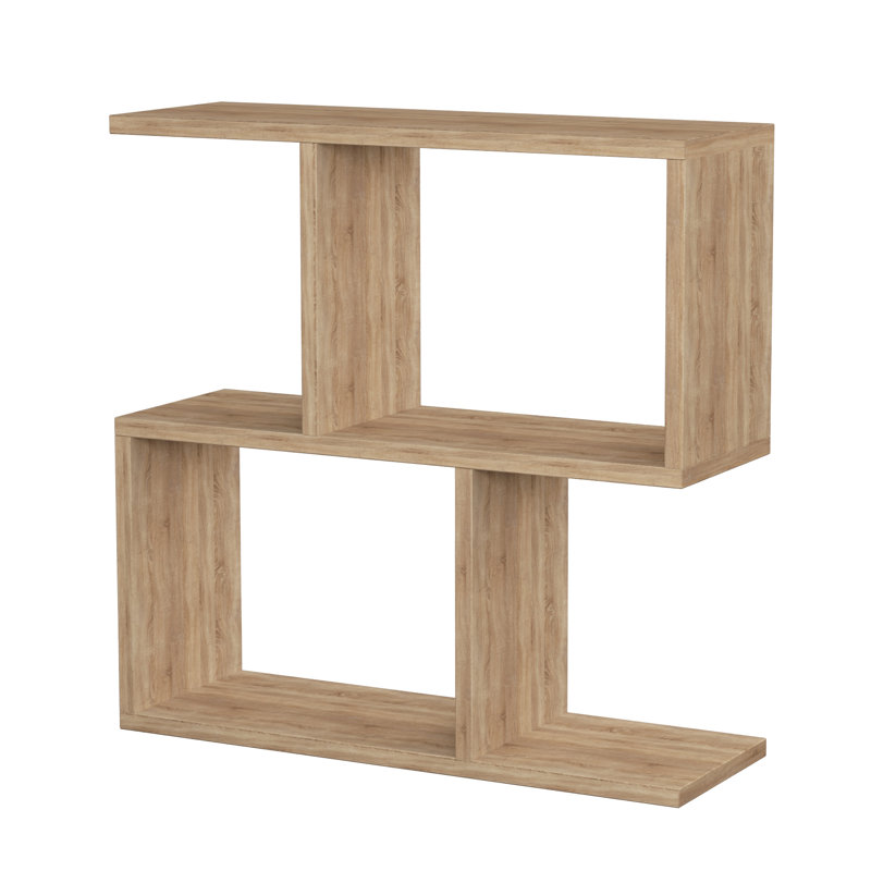 Table de bout avec tablette de plancher, Chêne