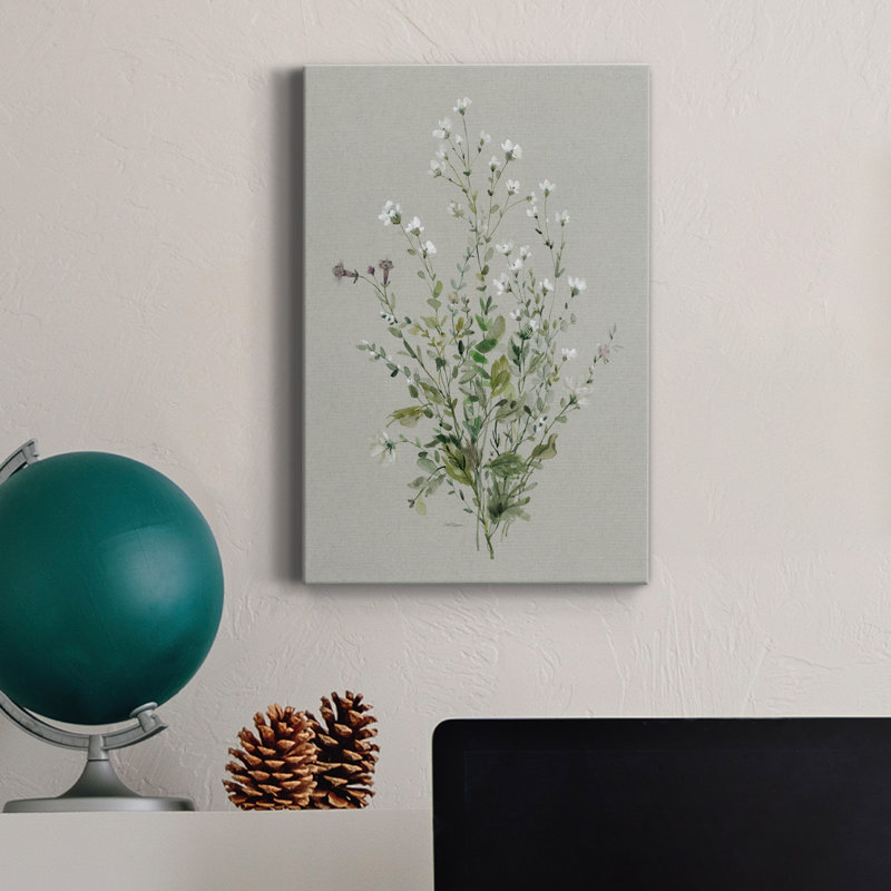 Bouquet de grâce I - reproduction sur toile tendue, H 27 po x l 18 po x P 1 po