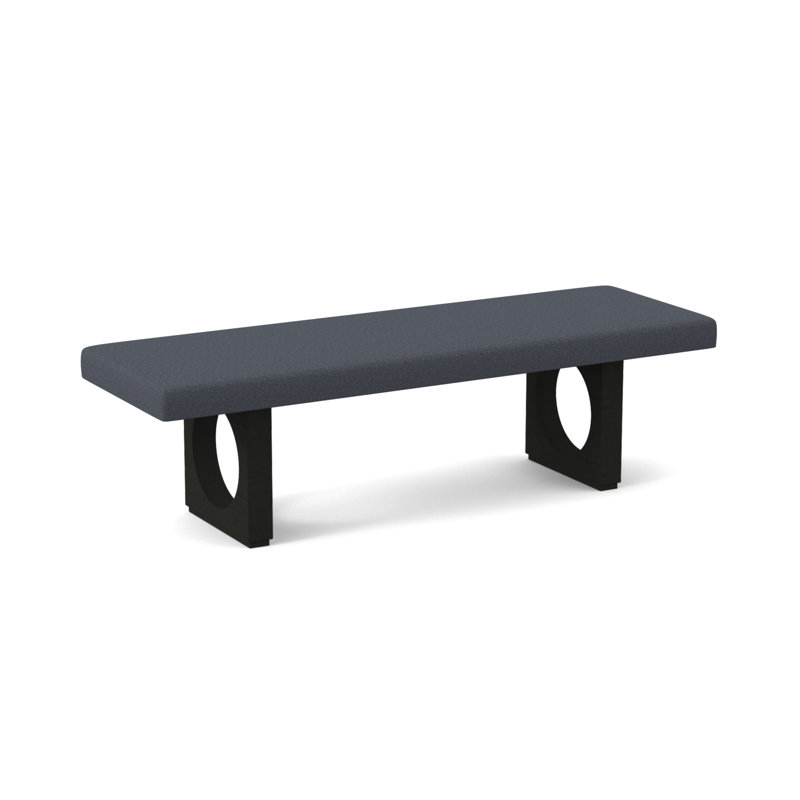 Void Upholstered Bench, Espresso, Edworth Ocean