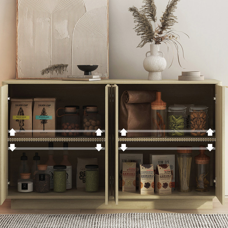 Buffet 55,1 po, Naturel