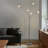 Orion 74 in. Industrial 5-Light LED Floor Lamp with Adjustable Swing Arm Heads-583557762