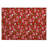 Machine Washable Indoor/Outdoor Snowflake Ho Ho Ho Xhevrie Red Rug-1329937394
