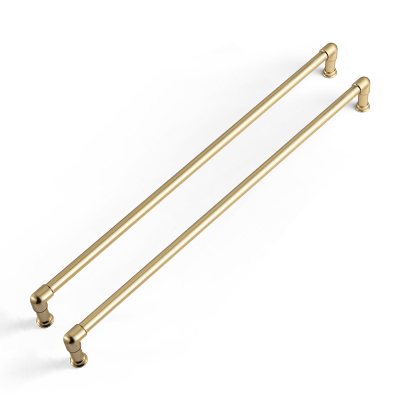 Ensemble de poignées en métal, Laiton antique, 12.6"