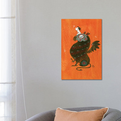 Griffin 1 Piece Wrapped Canvas Wall Art