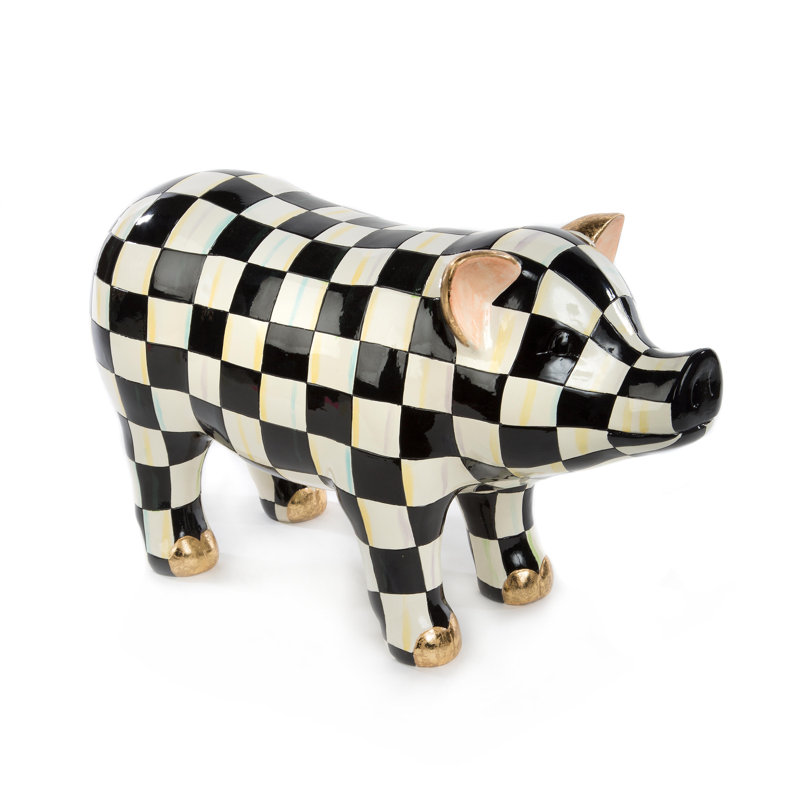 Courtly Check® Pig Figurine
