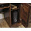 Bureau d'ordinateur avec huche-699601117-699601118