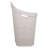  60L Rolling Laundry Hamper, Clothes Basket, Wheels, Wicker Style, Plastic, 19.5"L x 14.75"W x 29.25"H-59099788