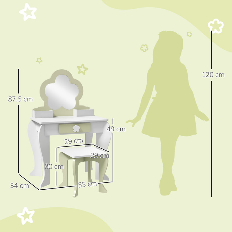 Topeka Dressing Table with Mirror