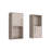 2-Pc Wall-Mounted Bathroom Medicine Cabinet With Open And Closed Storage-521730718