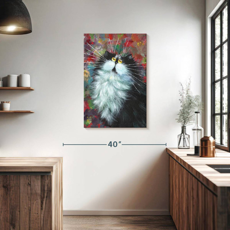 Chat Brampt zen, H 36 po x l 24 po