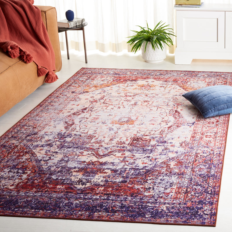 Jetsyn Tucson Performance Machine Washable Oriental Rug, Rectangle 5' x 8'