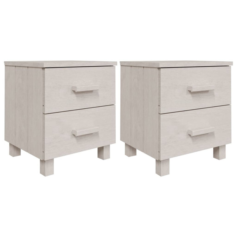 Gwendy 40cm W Bedside Table, White