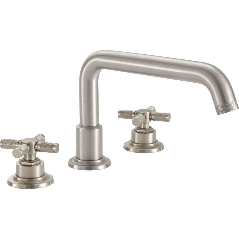 Descanso Tub Filler, Antique Brass Flat