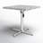 Akeda Square Metal Outdoor Dining Table , 28'' in. W 28'' in. D