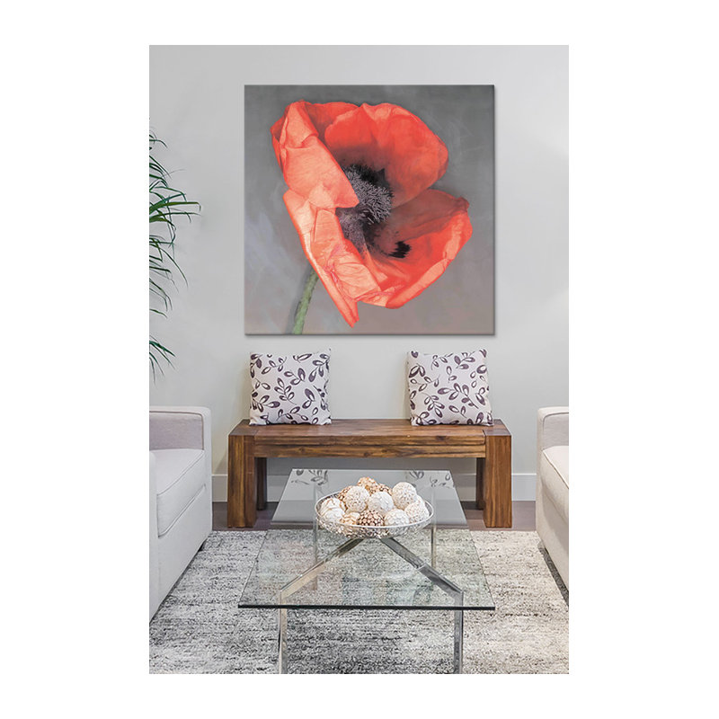 « rossa », impression, Toile, H 12 po x l 12 po x P 0,75 po